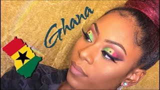 #FlagInspo |  🇬🇭Ghana🇬🇭 | Is the Star Stamp Eyeliner All Hype? | frizzeecurlz ♡