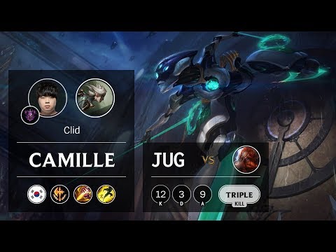 Camille Jungle vs Gragas - KR Master Patch 10.1