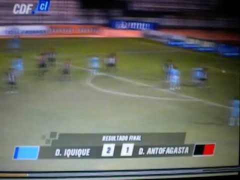 Goles Iquique vs Antofagasta fecha 2 clausura 2012