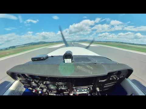 Departing Graz LOWG, Runway 34C