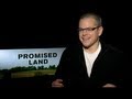 PROMISED LAND Interviews: Matt Damon and John Krasinski