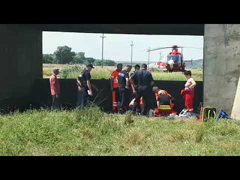 Copil resuscitat in localitatea Foltesti dupa ce a fost scos din apele raului Chineja