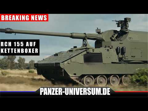 RCH 155 on tracked Boxer presented! - Is this the successor to the Panzerhaubitze 2000?