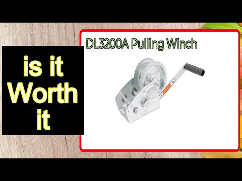 DL3200A Pulling Winch – REVIEW – Important Information