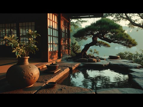 Peaceful Zen Sanctuary Music - Erhu, Guzheng, Koto for Stress Relief & Calm