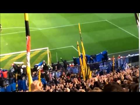 BVB-Fans präsentieren Schalke Sachen (Borussia Dortmund - Schalke 04 - 28.02.15)