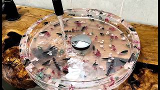 Creating a Beautiful Floral Resin Sink with Real Flowers