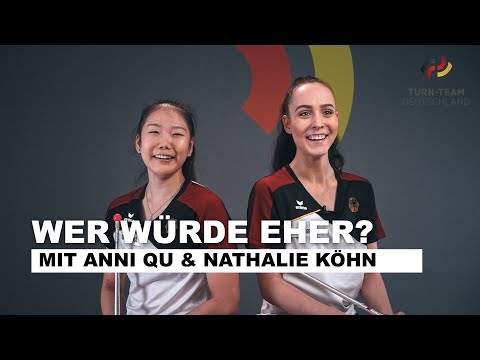 Wer würde eher? mit Anni & Nathalie | Turn-Team Deutschland