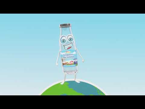 SPAR Natur*pur - Bergbauern Bio-Milch in der Mehrweg-Glasflasche (I bin wieder da)