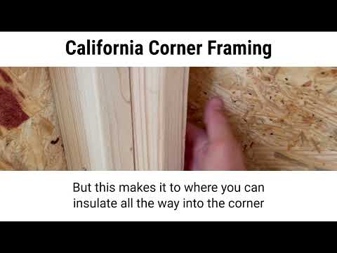 California Corner Framing Explained