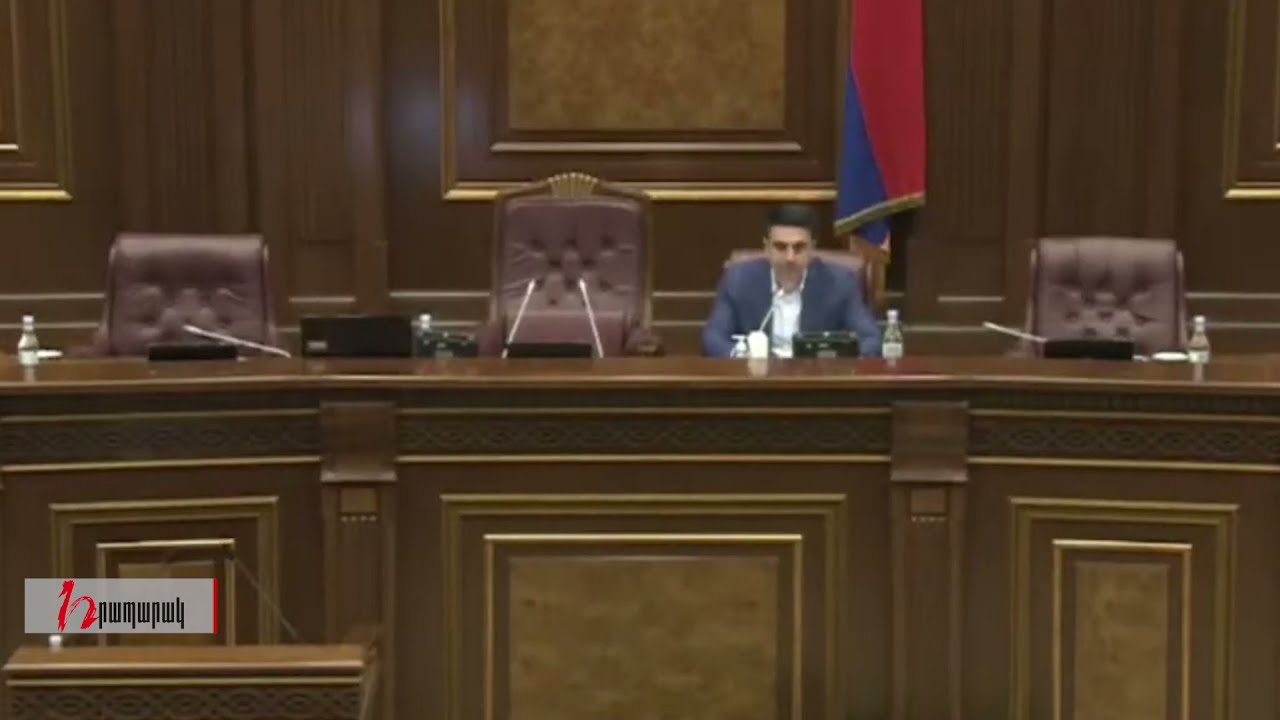 Ալեն Սիմոնյանի բարձրախոսից լսվեց Փաշինյանի ձայնային հաղորդագրությունը