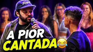 O RAPAZ MANDOU A CANTADA MAIS VERGONHOSA DO SHOW 😂