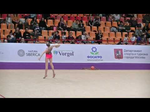 Aryna Sushchynskaya (BLR)  ball  Grand Prix Moscow 2017