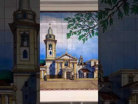 Mural de la iglesia del Pilar hecho en 1938 en la estación Plaza Italia del #subte de #buenosaires