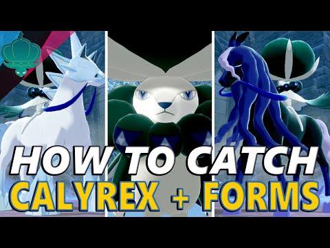 How To Catch Calyrex, Glastrier & Spectrier in Pokémon Sword and Shield: The Crown Tundra