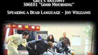 Grey&#39;s Anatomy S06E01 - Speaking a Dead Language by Joy Williams