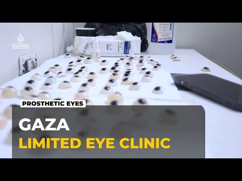 Gaza’s eye clinic reopens: Ocular prosthetic supplies fall short