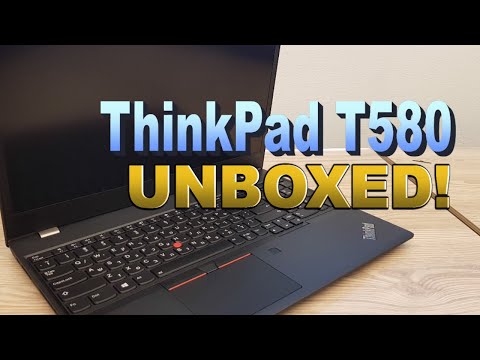 ThinkPad T580 UNBOXED! (4K)