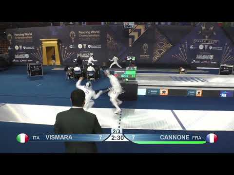 2022 242 T16 01 M E Individual Cairo EGY CHM BLUE CANNONE FRA vs VISMARA ITA