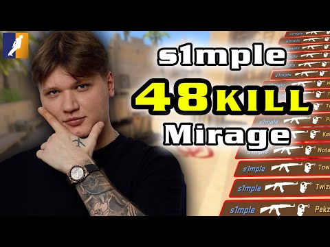 s1mple (48 KILLS) vs HARD FACEIT LOBBY