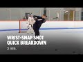 Wrist Snap Shot Quick Breakdown
