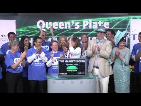 Queen's Plate opens Toronto Stock Exchange, June 29, 2015