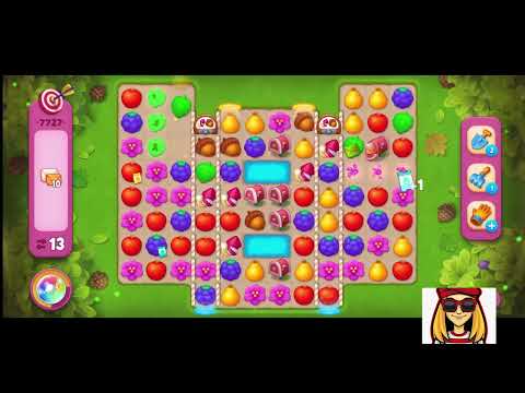 Gardenscapes challenge level 7727