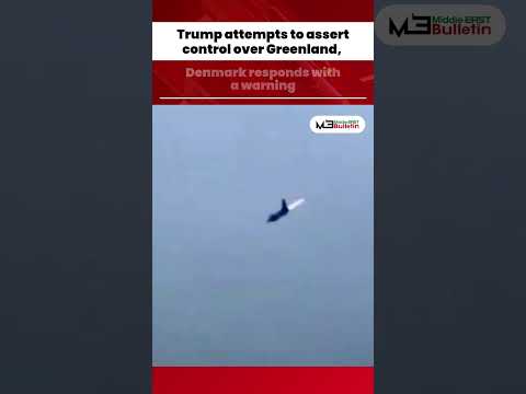 Trump Renews Push for Greenland Control, Denmark Sends Strong Defense Warning