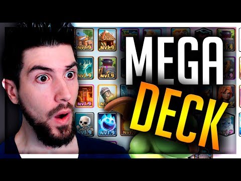 MEU MEGA DECK DEU TRABALHO NO DESAFIO DO CLASH ROYALE!