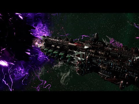 Imperator Somnium vs Orks - Veritatem Imperialis Mod - Massive Battle - Battlefleet Gothic Armada 2