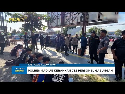 POLRES MADIUN KAWAL KEGIATAN PERGURUAN PENCAK SILAT