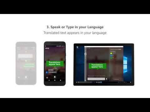 Видео Microsoft Translator