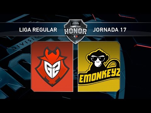 eMonkeyz Club vs G2 Vodafone - #LoLHonor17 - Mapa 2 - Jornada 17 - T11