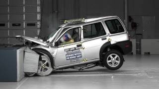 2002 Land Rover Freelander moderate overlap test