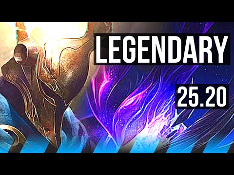 PANTHEON vs ORIANNA (MID) | 11 solo kills, 23/2/10, 52k DMG, Legendary | KR Diamond | 25.20