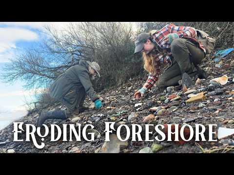 The Foreshore is Eroding and Exposing all the Treasures! Mudlarking Scotland & Northern England