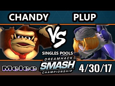 DHA 2017 SSBM - Chandy (Donkey Kong) Vs. PG | Plup (Sheik) - Smash Melee