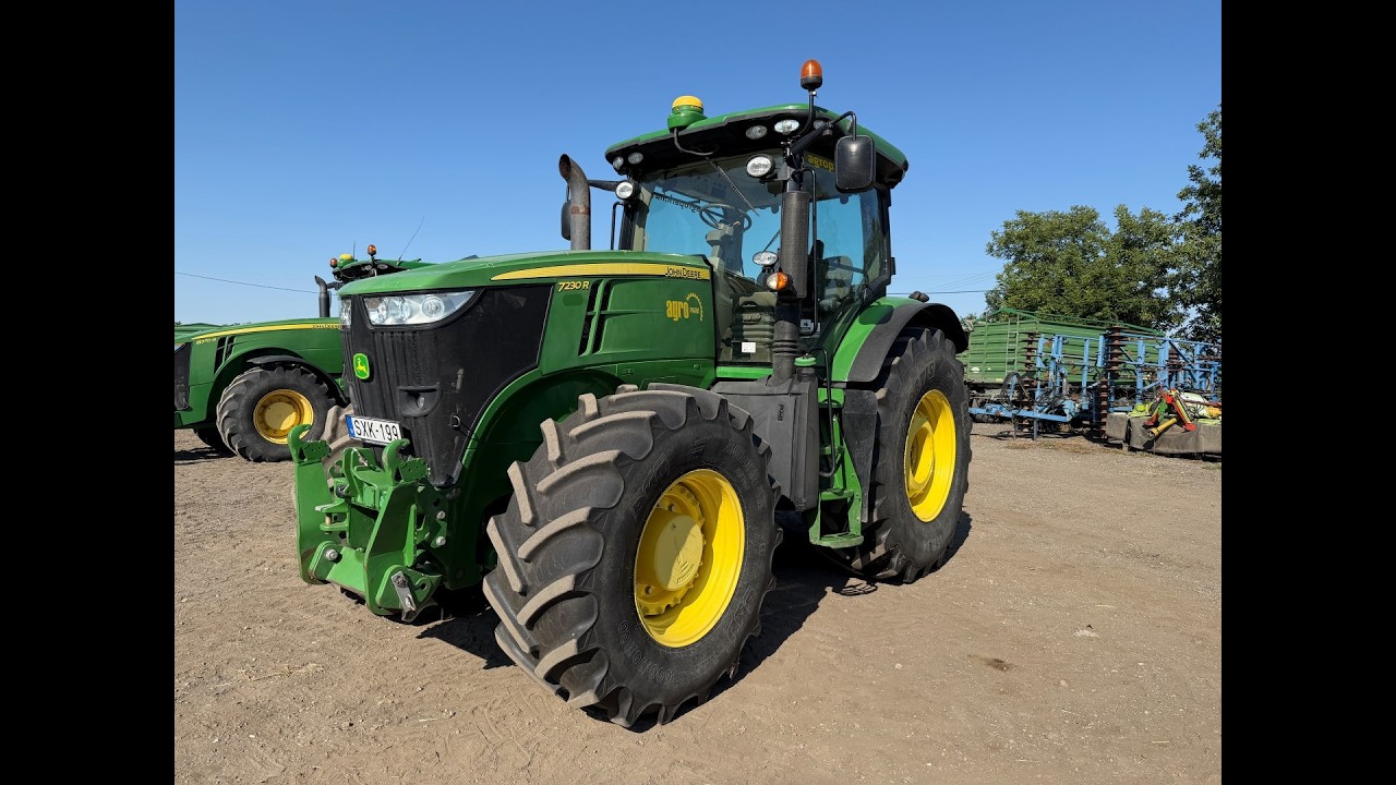 John Deere 7230R – 2012 | 6627 üzemóra | 230 LE | 9.0 l | Front hidraulika és TLT | iTEC | CommandQuad Eco | CommandArm | Prémium kivitel