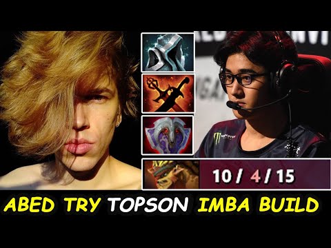 Abed Try TOPSON IMBA Build Bristleback MID A-GOD immortal Rank1 vs EG.Cr1t Dota 7.28  NA Server