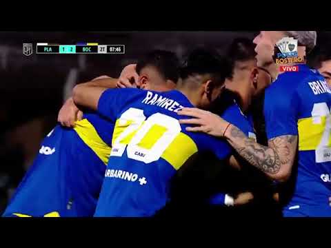 Gol del pulpo González/ Platense 1 - 3 Boca/ Liga Argentina 2021