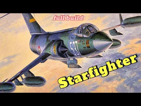 Starfighter F-104G Luftwaffe, 1/72 full build, Hasegawa 00447