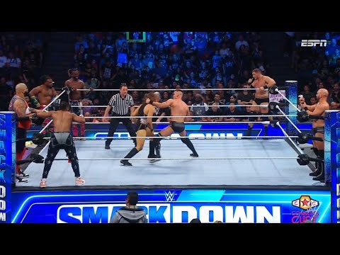 Imperium Vs The New Day Vs Hit Row Vs Brawling Brutes - WWE SmackDown Español: 16/09/2022