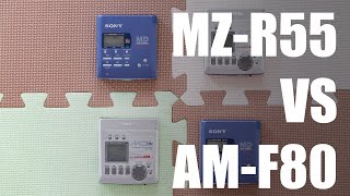 Video thumbnail for Which is better? Sony MZ-R55 VS Aiwa AM-F80 by Fauxtaku Lounge