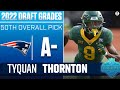 Patriots take MAJOR SLEEPER WR Tyauan Thornton With No. 50 Pick I 2022 NFL Draft Grades
