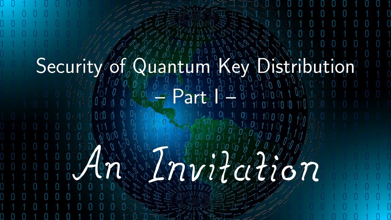 Security of Quantum Key Distribution 1: An Invitation