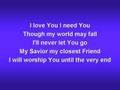Jesus Lover of My Soul (worship video w/ lyrics ...