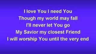 Video thumbnail of "Jesus Lover of My Soul (worship video w/ lyrics)"