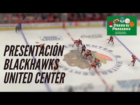 Blackhawks intro at United Center