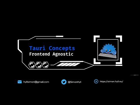 Tauri Concepts: Frontend Agnostic