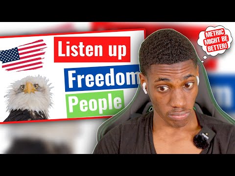 The Metric System explained for Americans || FOREIGN REACTS